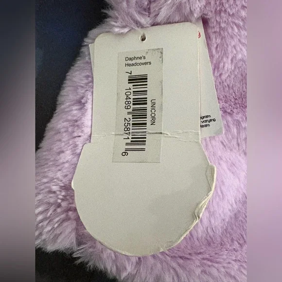 Daphne Golf Club Driver Unicorn Headcover Plush Stuffed Animal Purple Rainbow - Picture 10 of 13